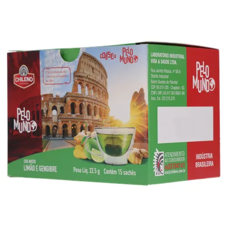 Cha chileno pelo mundo coliseu 22g 360-4