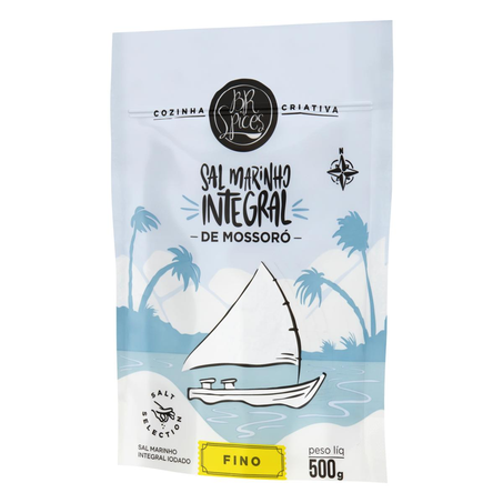 Sal Marinho BR Spices 500g - Integral - Fino