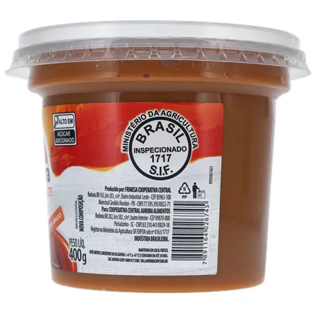 Doce de leite aurora 400g 360-9