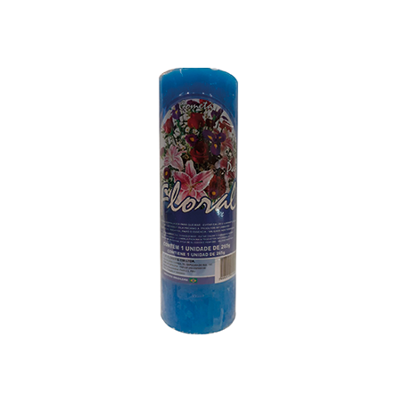 VELA COMETA PERFUMADA FLORAL 265G C/1