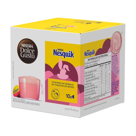 NESCAFÉ DOLCE GUSTO NESQUIK MORANGO 150G 10CAP 360-4