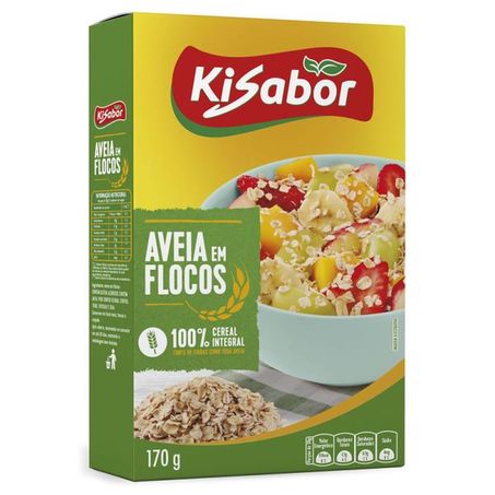 AVEIA KISABOR 170G FLOCOS CX 12.0