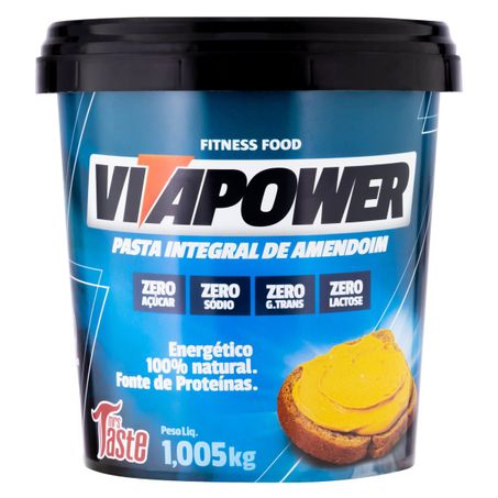 PASTA DE AMENDOIM INTEGRAL ZERO AÇÚCAR VITAPOWER