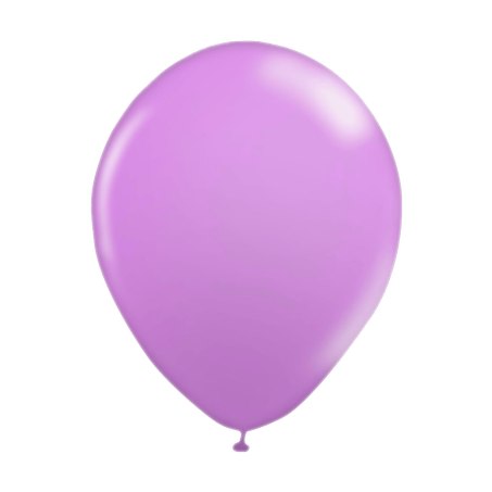 Balao Alegria Festa C/50 Liso T6.5 Lilas