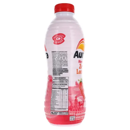 Bebida Láctea Aurora S/Lactose Morango 850g 360-29