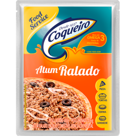 Atum coqueiro 480g ralado em oleo