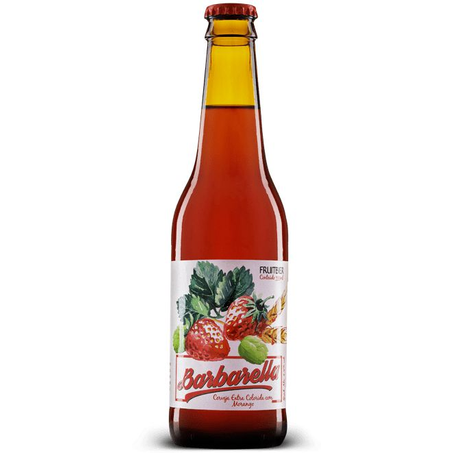 CERVEJA BARBARELLA MORANGO LONG NECK 330ML