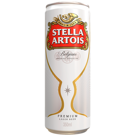 Cerveja stella artois lata 350ml
