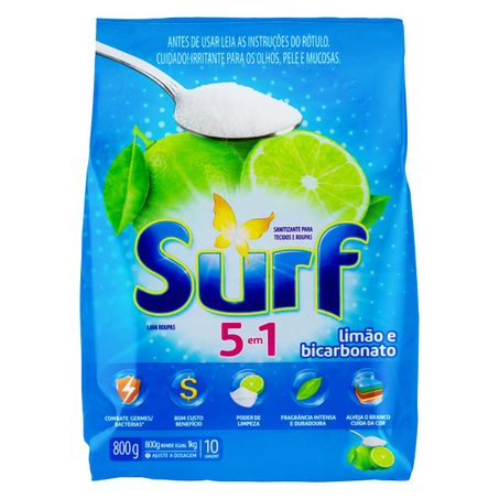SABÃO EM PÓ LIMÃO E BICARBONATO SURF