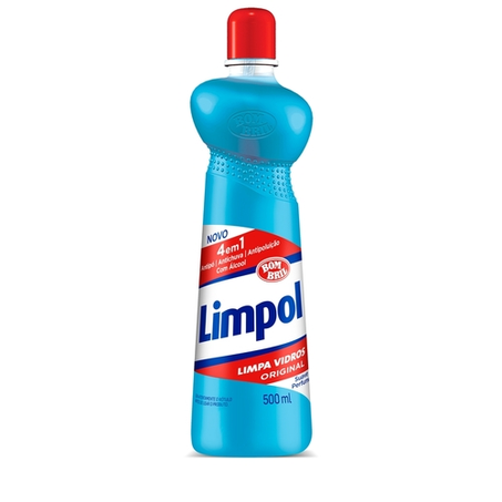 Limpador Limpol Vidros Squeeze 500Ml