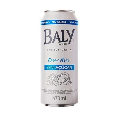 Energetico baly coco e acai s/acucar 473ml.
