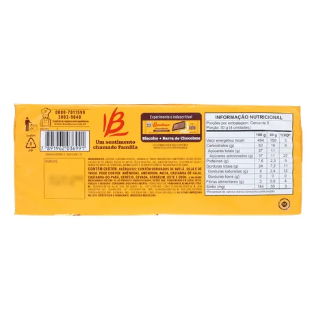 Biscoito Wafer Bauducco Chocolate Avelã 140g 360-18