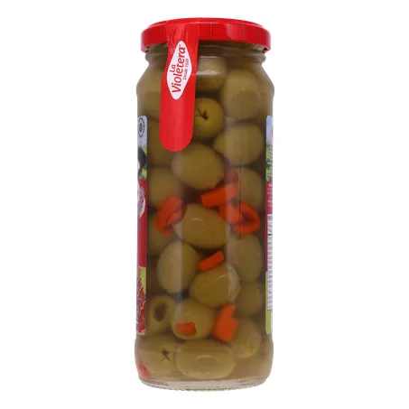 Azeitona Verde La Violetera Pasta de Pimentão Vidro 200G 360-2