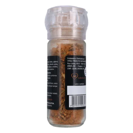 TEMPERO Q-VITA COM MOEDOR PARA CARNE SAL ROSA 70G 360-19