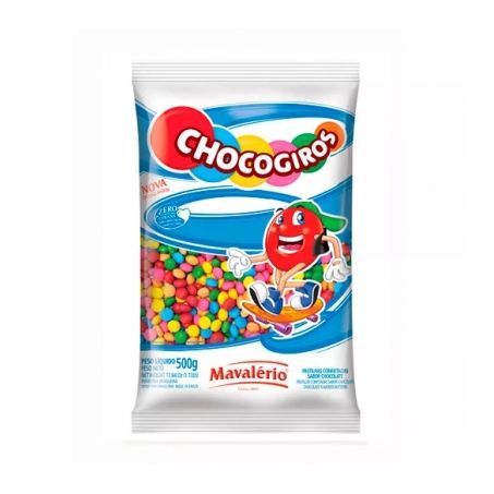 Mini Pastilha Chocogiros Mavalerio 500G