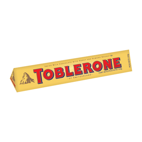 Chocolate ao Leite Nougat de Mel e Amêndoas Toblerone Caixa 100g