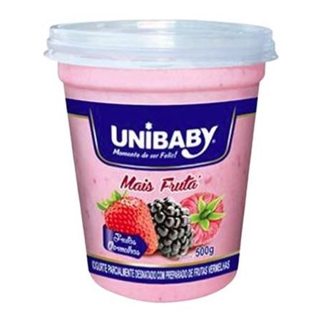 Iogurte Unibaby 400g Mais Frutas Frutas Vermelhas