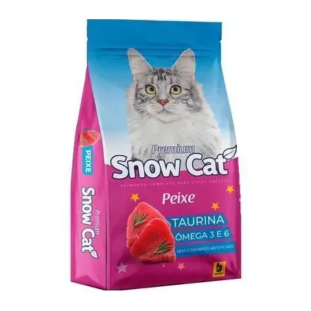 Racao Snow Cat 1kg Peixe