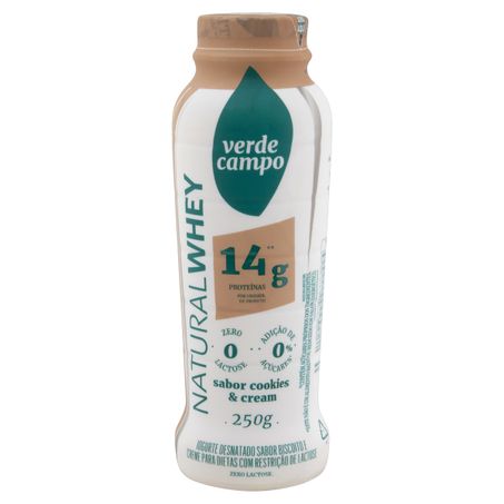 IOGURTE VERDE CAMPO COOKIES & CREAM ZERO LACTOSE NATURAL WHEY