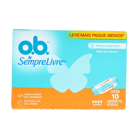 Absorvente interno o.b 10x1 super 360-0