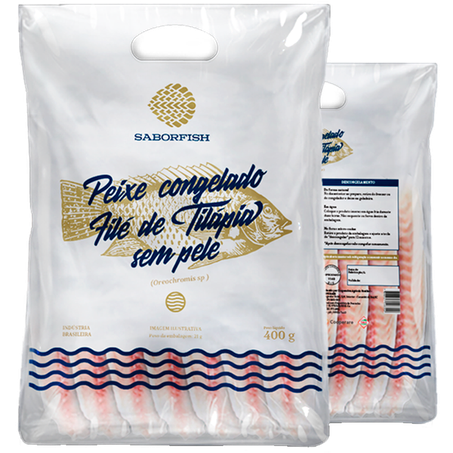 filé de tilapia peixe fish pacote 400g