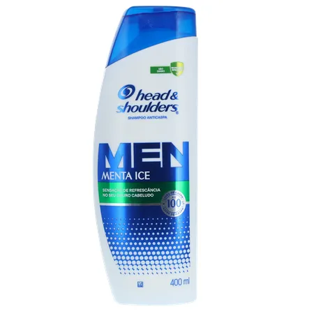 Shampoo Head & Shoulders Men Menta Ice 400ml 
  360-0