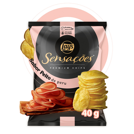 Batata Lays Sensações Lisa Peito Peru 40G