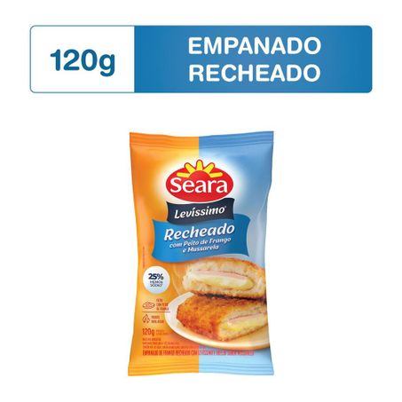 EMPANADO FRANGO SEARA RECHEADO COM LEVÍSSIMO 110G