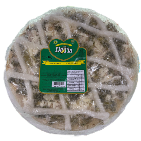 Pizza da tia palmito/brocolis 430g