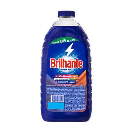 Lava Roupas Brilhante 1.8l Limpeza Total