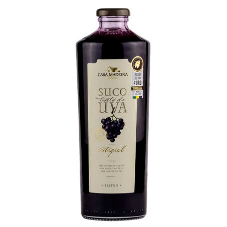 Suco de uva casa madeira tinto integral 1 lt