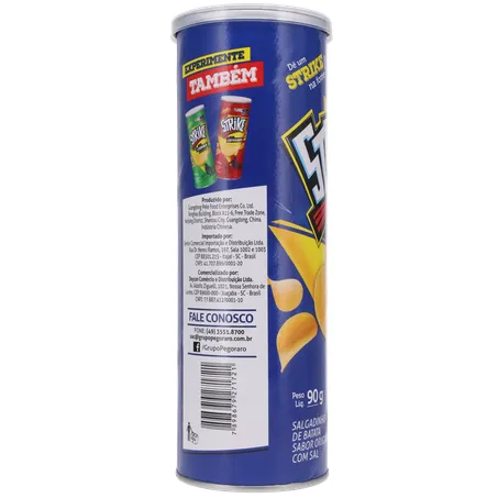 SALGADINHO BATATA STRIKE ORIGINAL POTE 90G 360-27