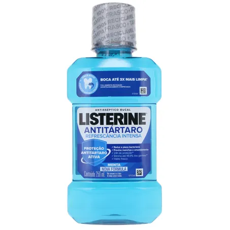 ANTI-SEPTICO BUCAL LISTERINE ANTITARTARO 250ML 360-0