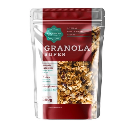 GRANOLA S/ACUCAR SUPER ALQUIMYA 280G