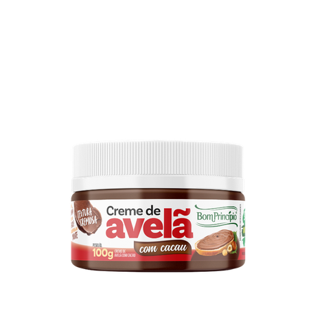 CREME DE AVELA COM CACAU BOM PRINCIPIO 100G