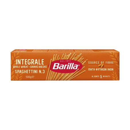 Massa spaghetti integral barilla 500g
