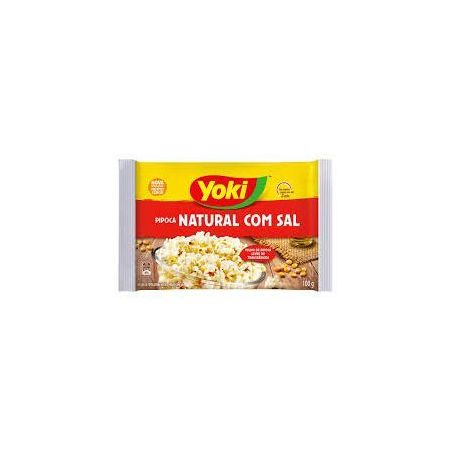 Pipoca de Microondas Yoki Pop Corn Natural com Sal 100G