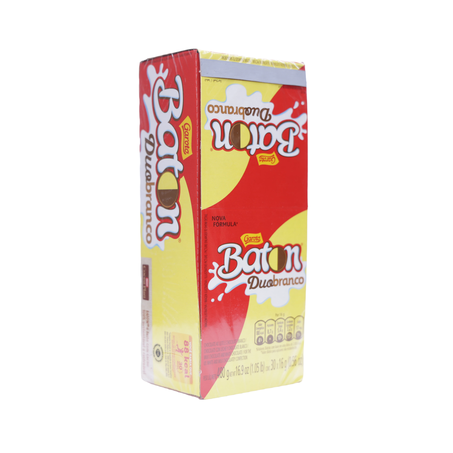 Choc baton garoto 2em1 pret/bra 30un 360-54