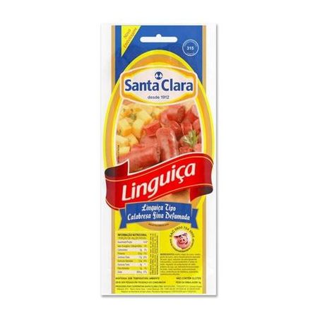 LINGUICA CALABRESA FINA SANTA  CLARA 195G (110159)