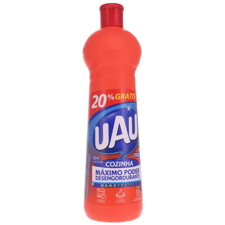 Desengordurante uau cozinha squeeze 500ml (20% grátis) 360-34