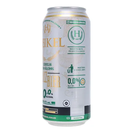 Cerv heikel malzbier s/alcool latao 473ml 360-23