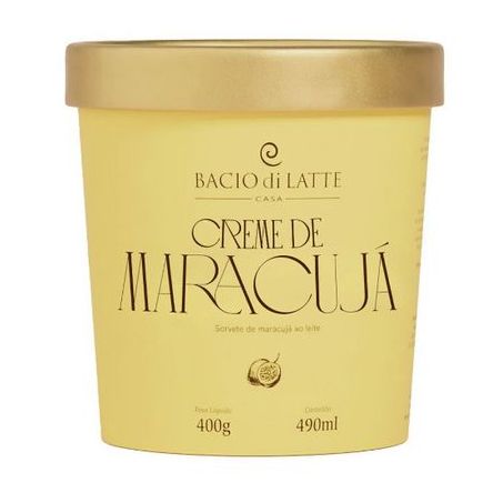 SORV BACIO DI LATTE DE MARACUJA 490ML