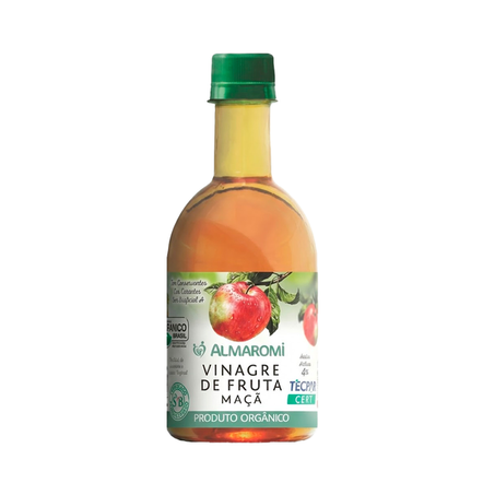 VINAGRE DE MAÇA ORGANICO 400ML ALMAROMI