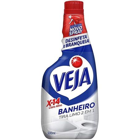 Limpador veja x-14 tira limo refil 500ml