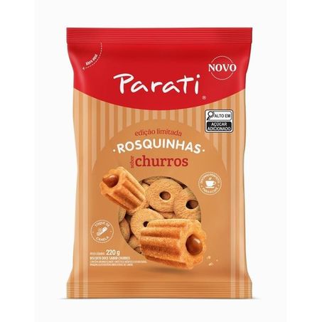 BISCOITO ROSCA PARATI EDIÇÃO LIMITADA CHURROS PACOTE 220G