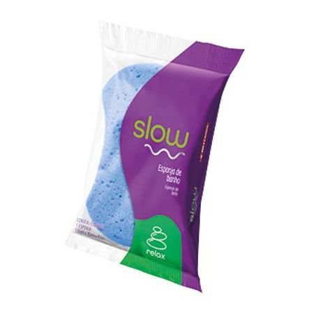 Esponja de banho slow ref466 esfoliante