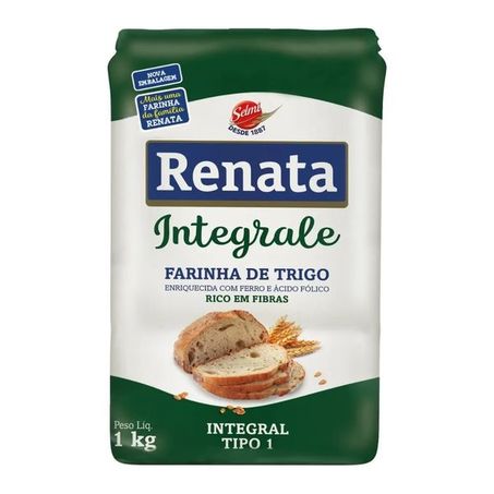 Farinha de trigo renata integral1kg