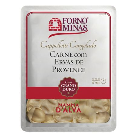 CAPELETTI CARNE COM ERVAS DE PROVENCE FORNO DE MINAS