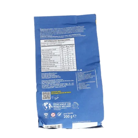 Biscoito rosca schär sem glúten mel pacote 200g 360-17
