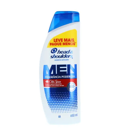 Shampoo Anticaspa Head & Shoulders Fragrância Poderosa Frasco 650ml 360-0